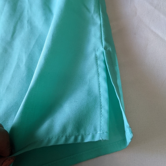 Foxcroft for Appleseed's Button Down Shirt Mint Green 3/4 length Sleeves - Picture 4 of 8